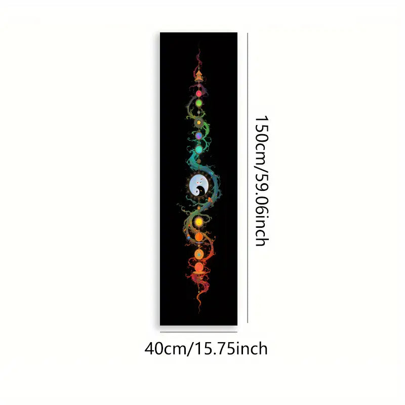 7 CHAKRAS Vertical Tapestry II.