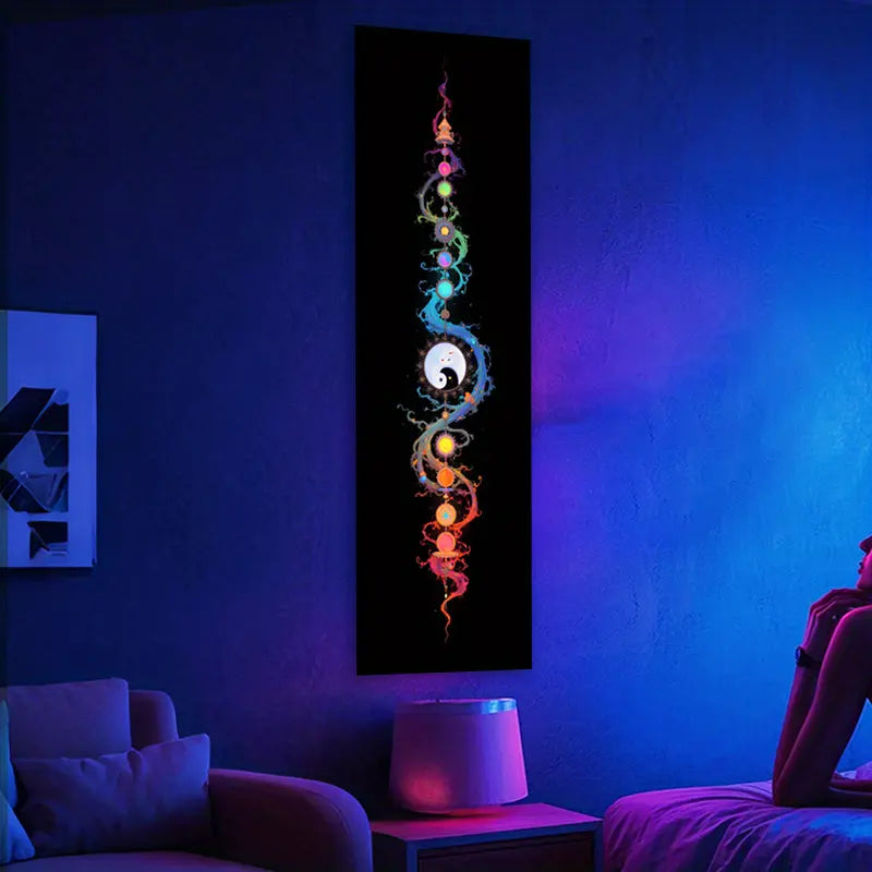 7 CHAKRAS Vertical Tapestry II.