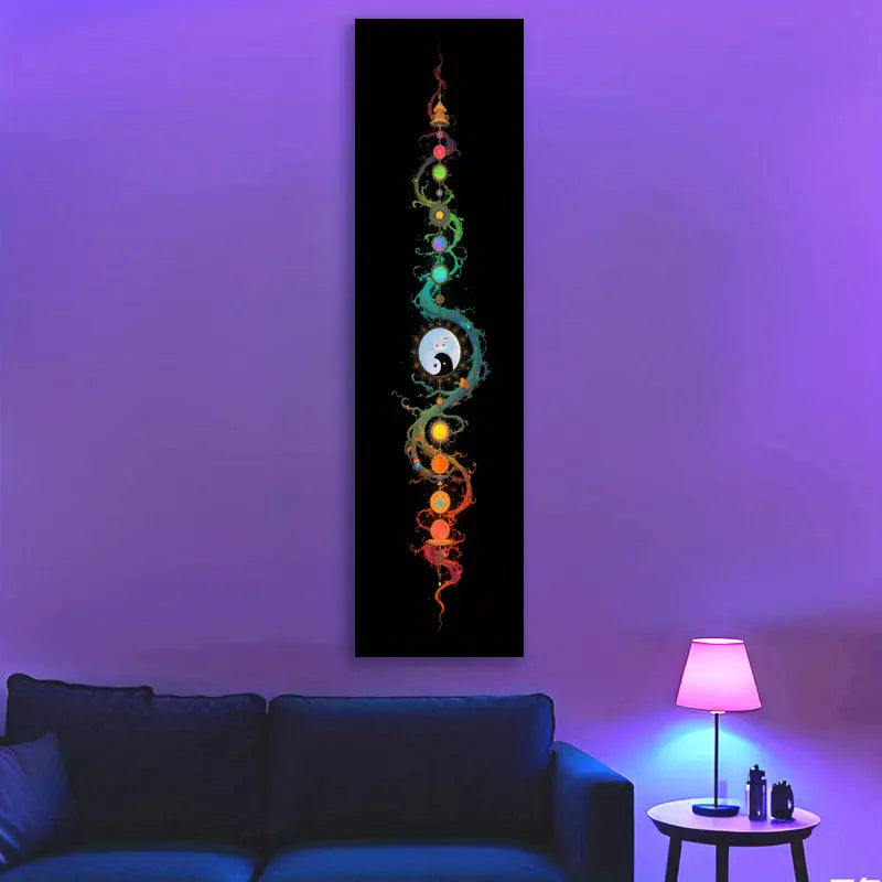 7 CHAKRAS Vertical Tapestry II.